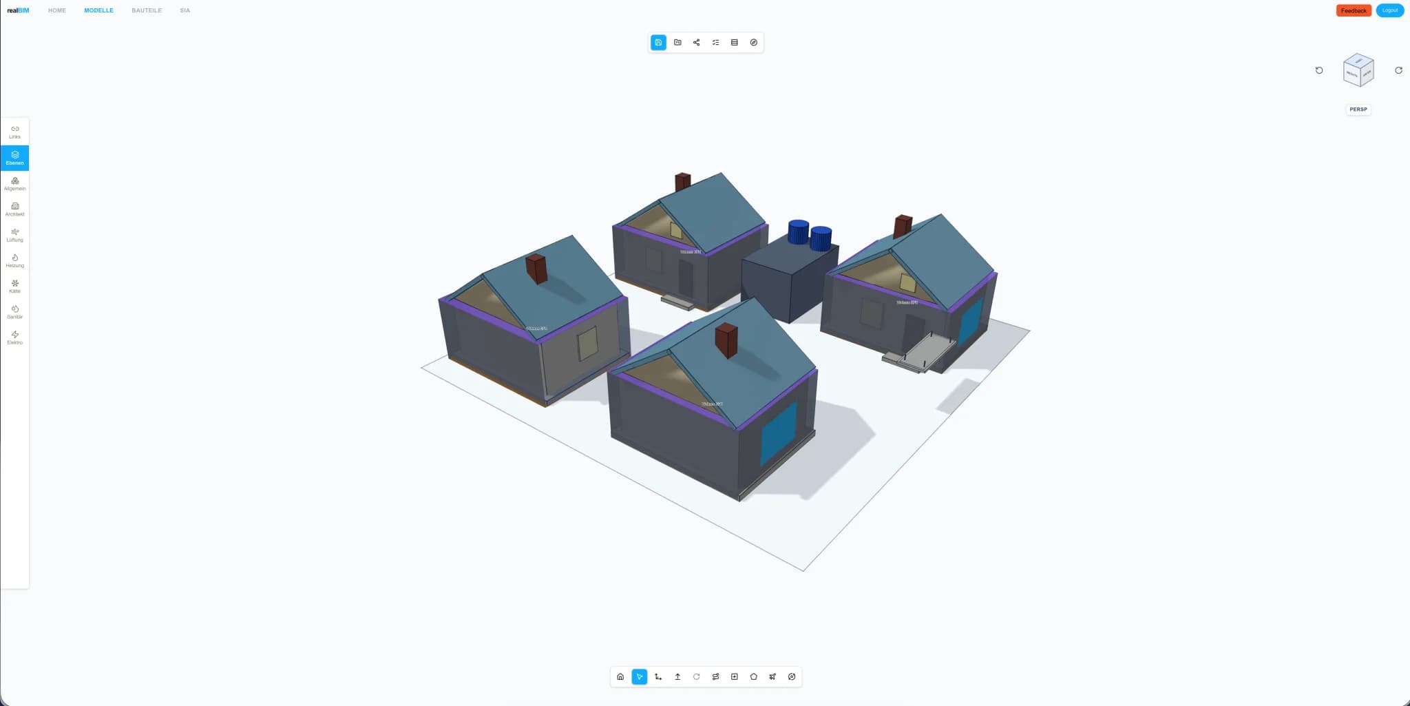 Projektansicht RealBIM
