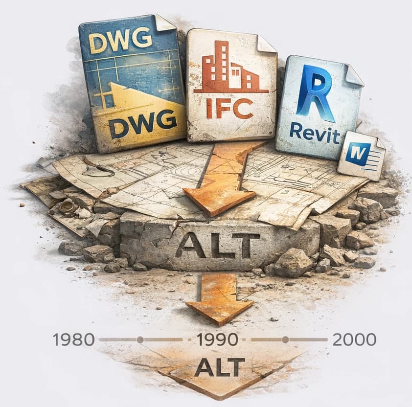 Alte Formate in der Baubranche