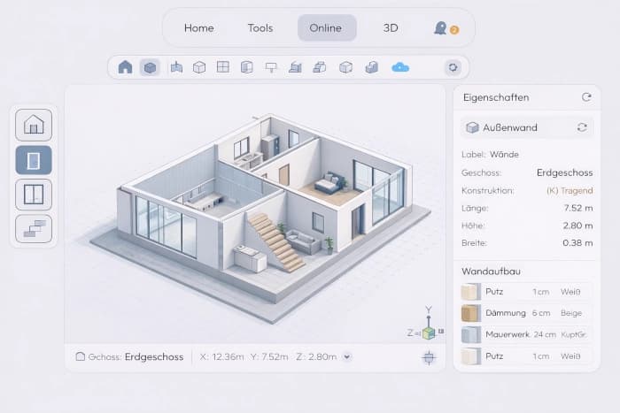 Beispiel eines Interaktiven Schemas KI generiert